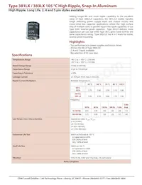 381LX393M016K042 Datasheet Copertura