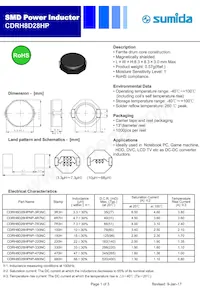 CDRH8D28HPNP-7R3NC Datenblatt Cover