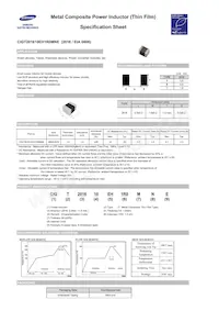 CIGT201610EH1R0MNE Datasheet Copertura