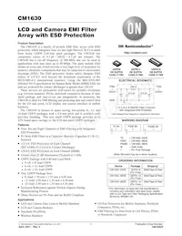 CM1630-08DE Datasheet Cover