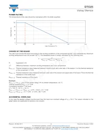 DTO025CR0500JTE3 Datasheet Pagina 3