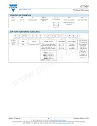 DTO025CR0500JTE3 Datasheet Pagina 6