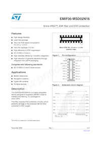 EMIF06-MSD02N16 Datasheet Copertura