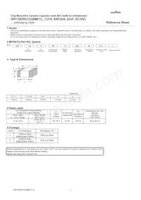 GRT32ER61C226ME13L Datasheet Copertura