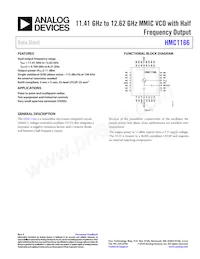 HMC1166LP5ETR Datasheet Cover