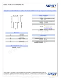 HP06DW254KC Datasheet Copertura