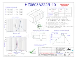 HZ0603A222R-10 Datasheet Copertura