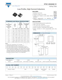 IFSC0806AZERR47M01數據表 封面