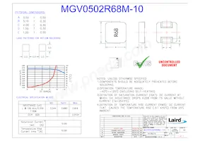 MGV0502R68M-10 Datenblatt Cover
