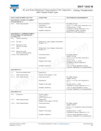 MKP1840515105M Datasheet Pagina 11