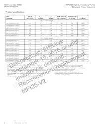 MPI2520R1-100-R數據表 頁面 2