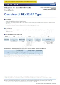 NLV32T-R10K-PF Datasheet Pagina 3