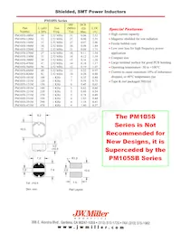 PM105S-471M Datasheet Cover