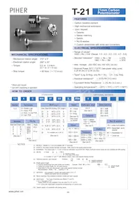 T21AH-M0607-502A2020-TA Datasheet Copertura