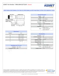 T495A156K010ZTE1K8 Datenblatt Cover