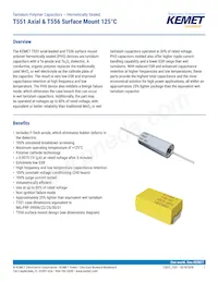 T551B107K060AT4251 Datasheet Cover