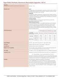 THAS782M025AD1C Datasheet Pagina 2