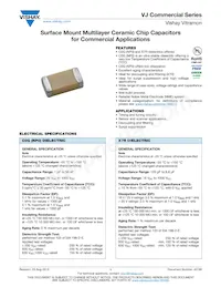 VJ2225Y475KEXAT Datasheet Copertura