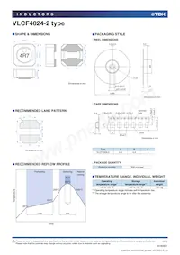 VLCF4024T-1R6N2R1-2數據表 頁面 4