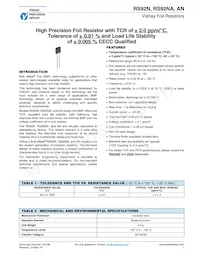 Y144299K6500Q0L Datasheet Cover