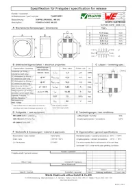 744874001 Datasheet Copertura