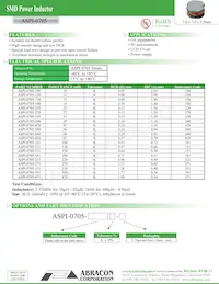 ASPI-0705-100K-T Datasheet Copertura