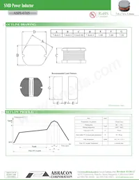 ASPI-0705-100K-T Datasheet Pagina 2