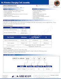 AWCCA-18R18H10-C01-B Datasheet Copertura