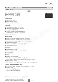 B82422H1822K000 Datasheet Page 2