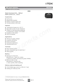 B82462G4684M000 Datasheet Page 2