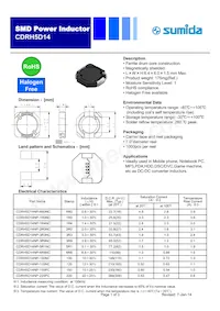 CDRH5D14NP-R60NC Datasheet Cover