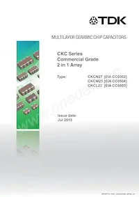 CKCM25X8R1H682M060AA Datasheet Copertura