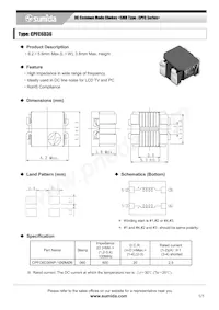 CPFC6D36NP-100M06 Datasheet Cover