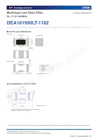 DEA161990LT-1182 Datasheet Pagina 2