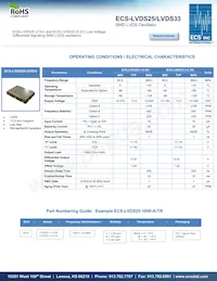 ECS-LVDS33-2500-BN Datenblatt Cover