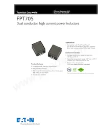 FPT705-270-R Datasheet Cover