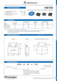 HM100-252R0LFTR13 Datenblatt Cover