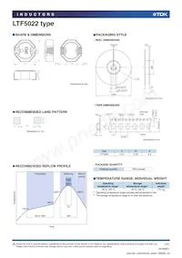 LTF5022T-6R8N1R6-LC Datasheet Page 3