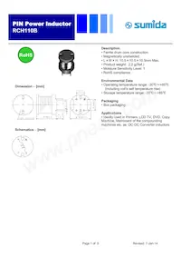 RCH110BNP-821K Datasheet Copertura