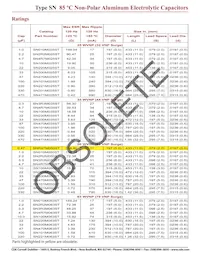 SNR47M100ST Datasheet Page 3