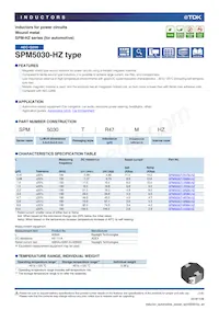 SPM5030T-100M-HZ Datasheet Copertura