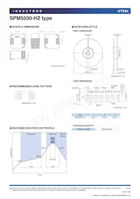 SPM5030T-100M-HZ數據表 頁面 3