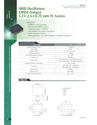 TC66600001數據表 封面