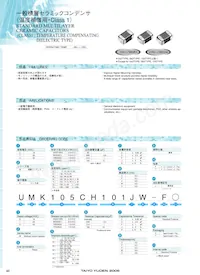 UMK107CK1R5CZ-T Datasheet Copertura