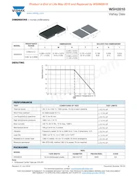 WSH2818R1000FEA Datasheet Pagina 2