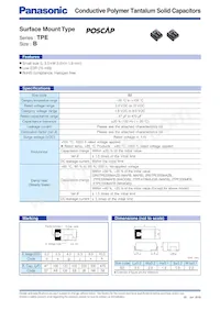 10TPE220MIL數據表 封面