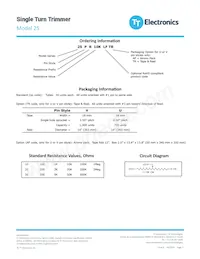 25UR50KLF Datasheet Page 2