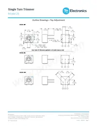 25UR50KLF Datasheet Page 3