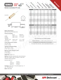 2890R-44F Datasheet Copertura