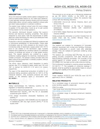 AC050000B5609J6BCS Datasheet Page 3